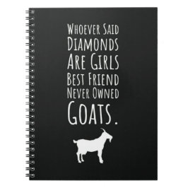 Caderno Espiral Goat Gifts For Her Girl Farm Women Farmer