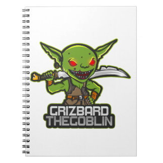Caderno Espiral Goblin chamado Grizbard