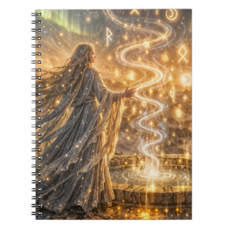 Caderno Espiral Golden Elven Fantasy Light – Impressionist Fantasy
