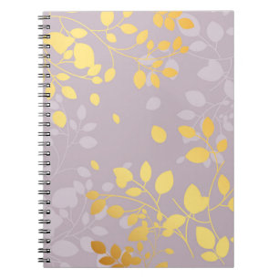 Caderno Espiral Golden Leaves 9