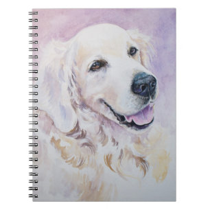 Caderno Espiral Golden retriever