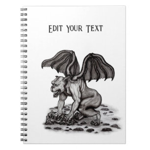 Caderno Espiral Golem Gargoyle