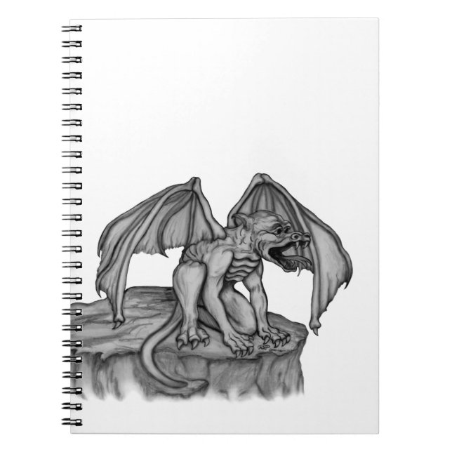 Caderno Espiral Golem Gargoyle (Frente)