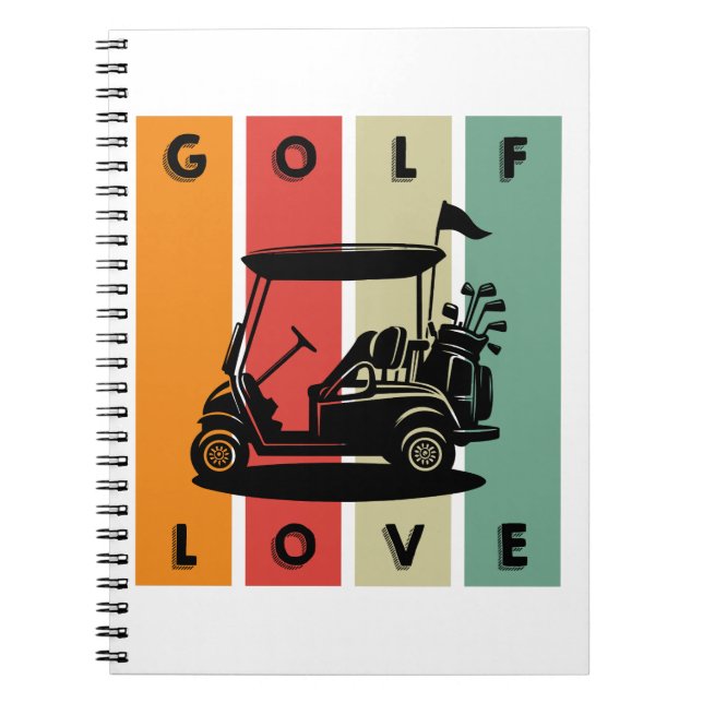 Caderno Espiral Golf-Love (Frente)