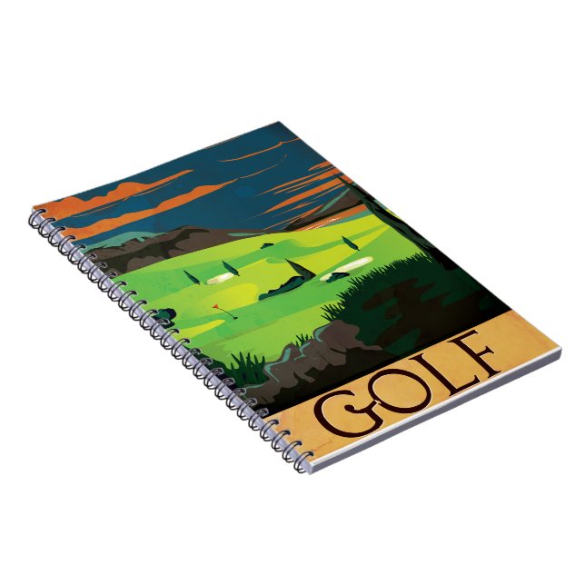 Caderno Espiral Golfe (Lado Direito)