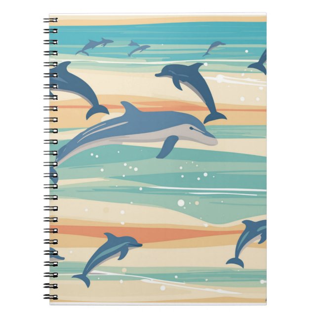 Caderno Espiral Golfinhos (Frente)