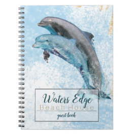Caderno Espiral Golfinhos Pulando Em Trabalho de arte de Água Cost