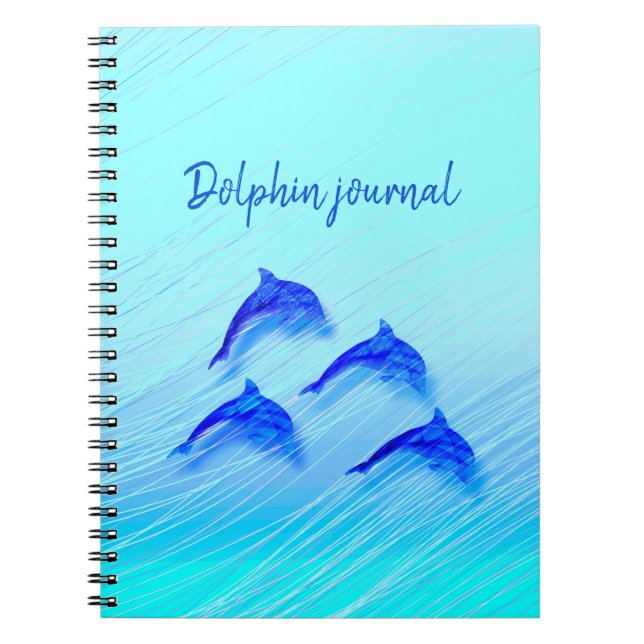 Caderno Espiral golfinhos saltadores (Frente)