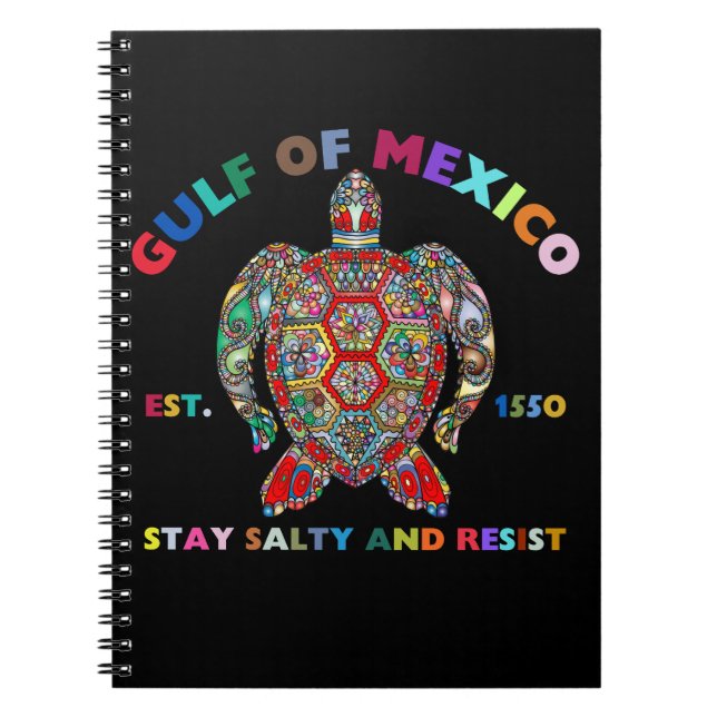 Caderno Espiral Golfo do México (Frente)