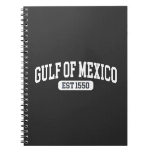 Caderno Espiral Golfo do México desde 1550 América Humor