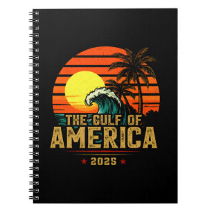 Caderno Espiral Golfo dos EUA América Oriental 2025 - Retro Vintag