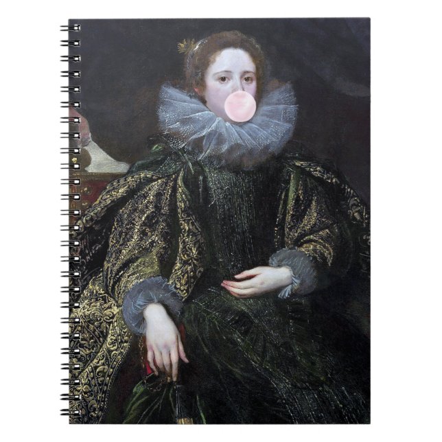 Caderno Espiral Goma-bolha Diva Marchesa (Frente)