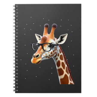 Caderno Espiral Good Time Hipster Giraffe T-Shirt Men's Women's Ch
