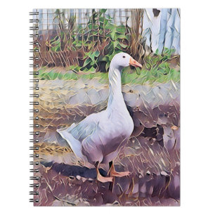CADERNO ESPIRAL GOOSE