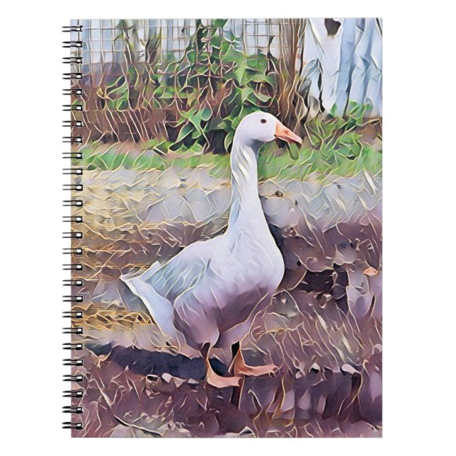 CADERNO ESPIRAL GOOSE (Frente)