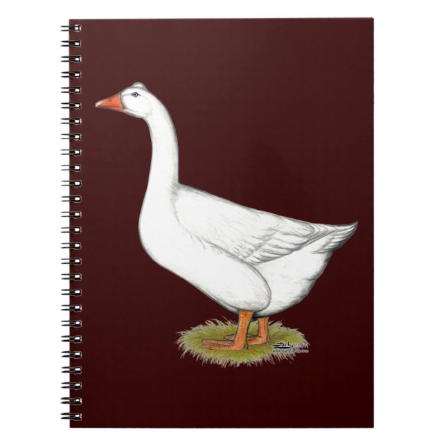 Caderno Espiral Goose Roman Tufted (Frente)