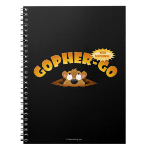 Caderno Espiral Gopher-Vá