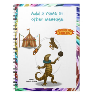 Caderno Espiral Gordy, goanna juggler