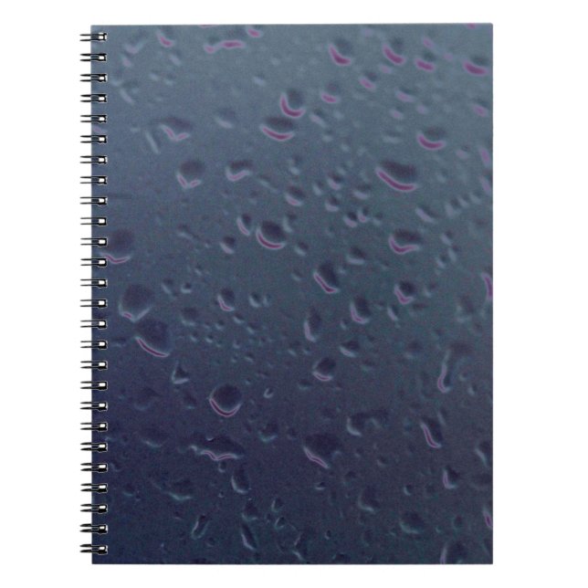 Caderno Espiral Gotas de chuva (Frente)