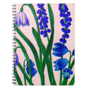 Caderno Espiral gotas de neve e cinzas