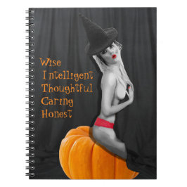 Caderno Espiral Gótico de Bruxa Magic Spell Nota Diário