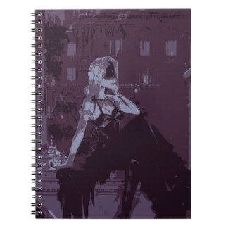 Caderno Espiral Gótico Vitoriano Pixelizado 1