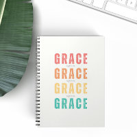 Grace Prayer Diário, Christian Notebook