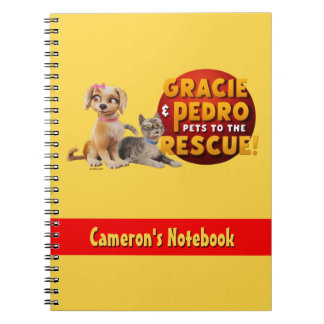 Caderno Espiral Gracie & Pedro Dupla Dinâmica