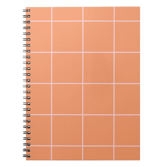 Caderno Espiral Grade de Verificação de Cor Mínima (Frente)