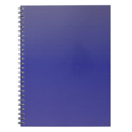 Caderno Espiral Gradiente Azul Índigo
