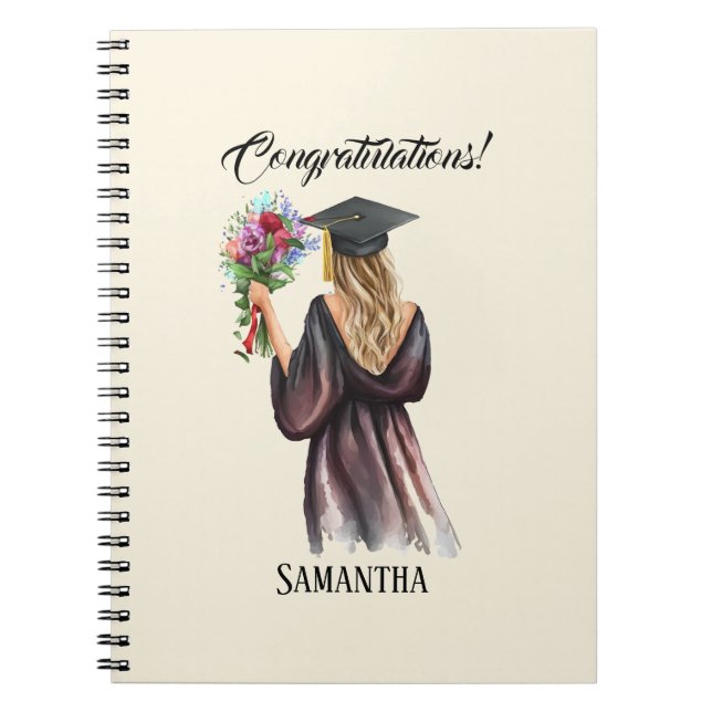 Caderno Espiral Graduação Personalizada por Aquarela (11) (Frente)