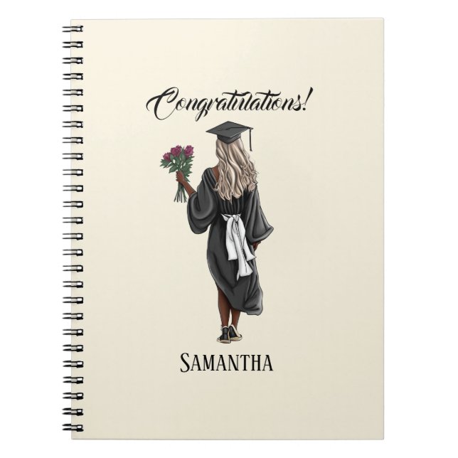 Caderno Espiral Graduação Personalizada Por Aquarela (4) (Frente)