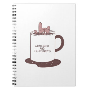 Caderno Espiral Graduado E Cafeinado