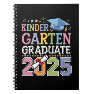 Caderno Espiral Graduado no Jardim de Infância 2025 Escola de Grad