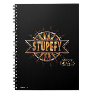 Caderno Espiral Gráfico de Ortografia Preta e Dourada