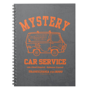 Caderno Espiral Gráfico "Serviço de Carro Misterioso" Scooby-Doo