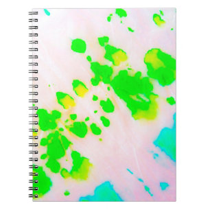 Caderno Espiral Grafite de Arte Suja. Abstrato Decorative Sunny Ik