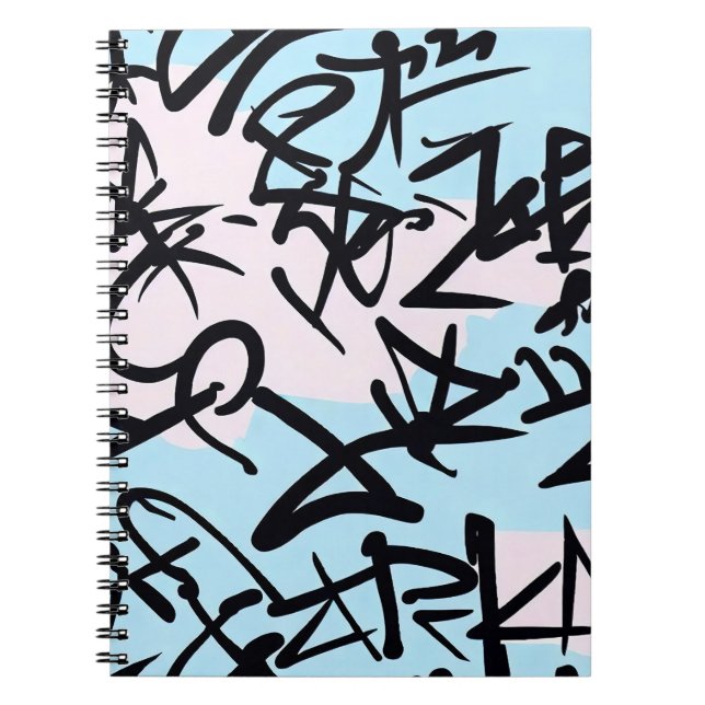 Caderno Espiral Grafite moderno (Frente)