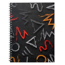 Caderno Espiral Grafite monograma