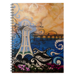Caderno Espiral Grafite Oceanside