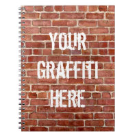 Grafites personalizados da parede de tijolo