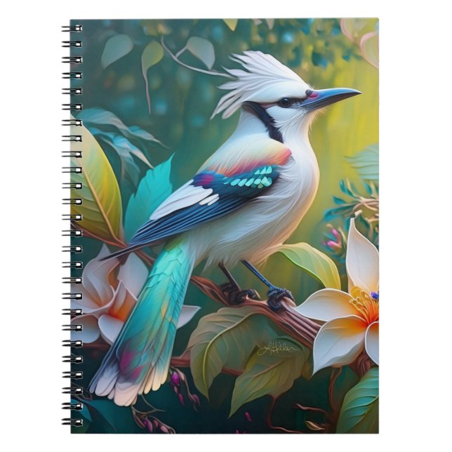 Caderno Espiral Gralha Alada Marreca Crestada (Frente)