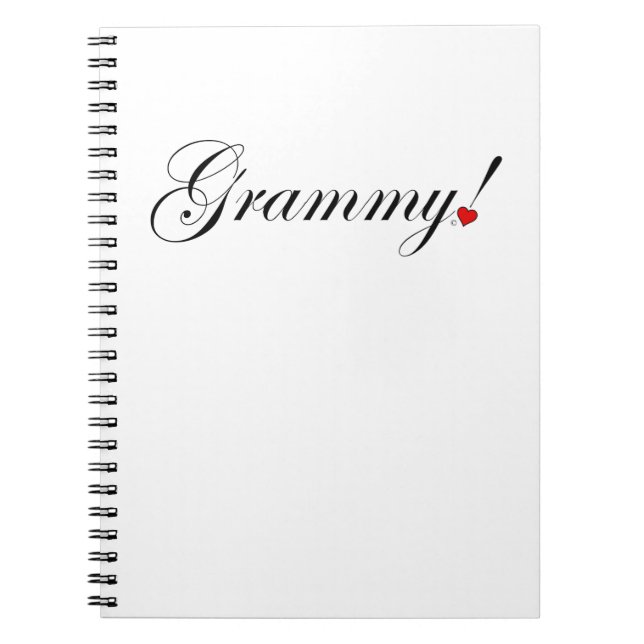 Caderno Espiral Grammy! (Frente)