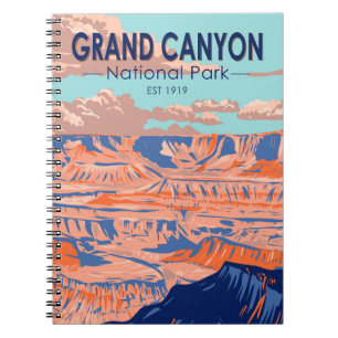 Caderno Espiral Grand Canyon National Park Arizona Vintage