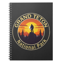Caderno Espiral Grand Teton National Park Bigfoot