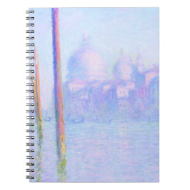 Caderno Espiral Grande Canal em Veneza (por Claude Monet)