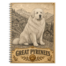 Grande Pirenéus, Cão de Patrimônio Vintage