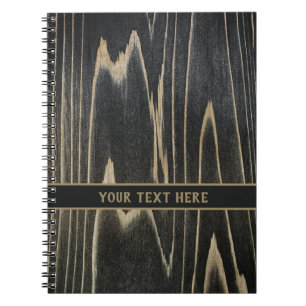 Caderno Espiral Grão de Madeira Secular - Personalizável