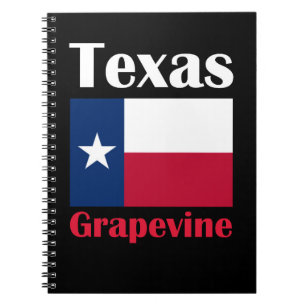 Caderno Espiral Grapevine TX