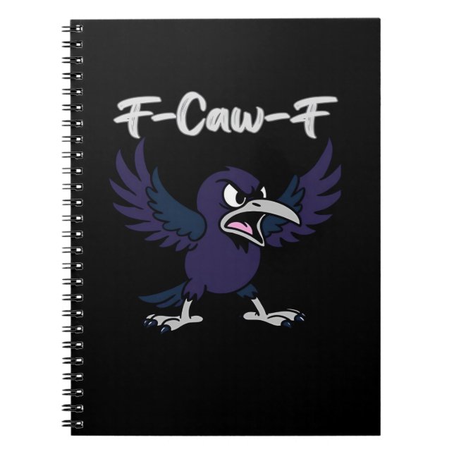 Caderno Espiral Grático Estético F-Caw-F (Frente)